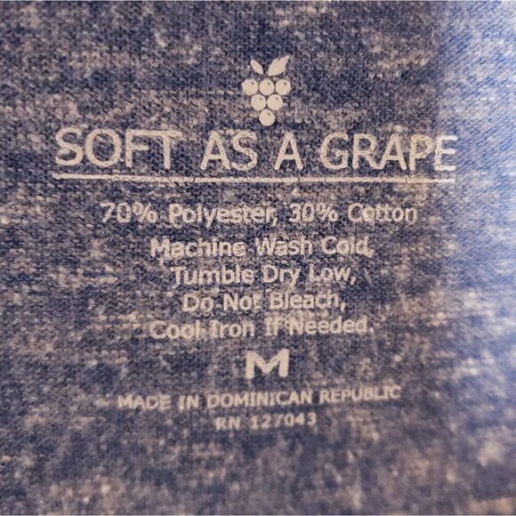 Soft As A Grape Womens Kansas City Royals Blue Heathered Tank Top Medium - Picture 4 of 4